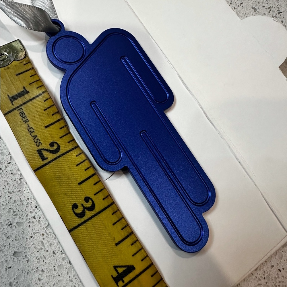 Billie Eilish Blue Blohsh Ornament